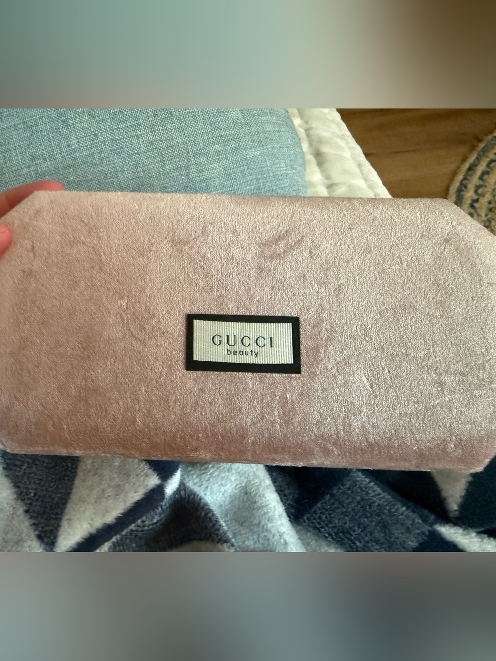 Gucci Pink Velvet jewlery box